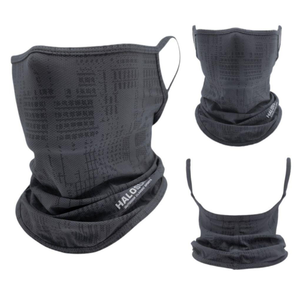 Ice Silk Cycling Face Mask Nylon Fishing Sports Half Mask Fashion Cool Bandana Summer