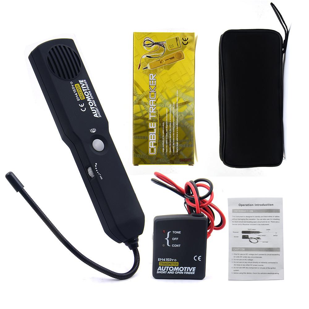 EM415 Automotive Wire Breakage Electronic Detection Tool 6-42V DC Scanner Car Short Circuit Wire Repair