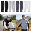 New Ice Silk Cooling Arm Sleeves Breathable Loose Fit Long Arm Glove UV Protection Large Size Hand Protector Cove Sports