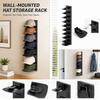 Wall Mounted Baseball Cap Rack Strong Adhesive Hat Organizer Multi Layer Hat Storage Holder Space Saving Wall Hook