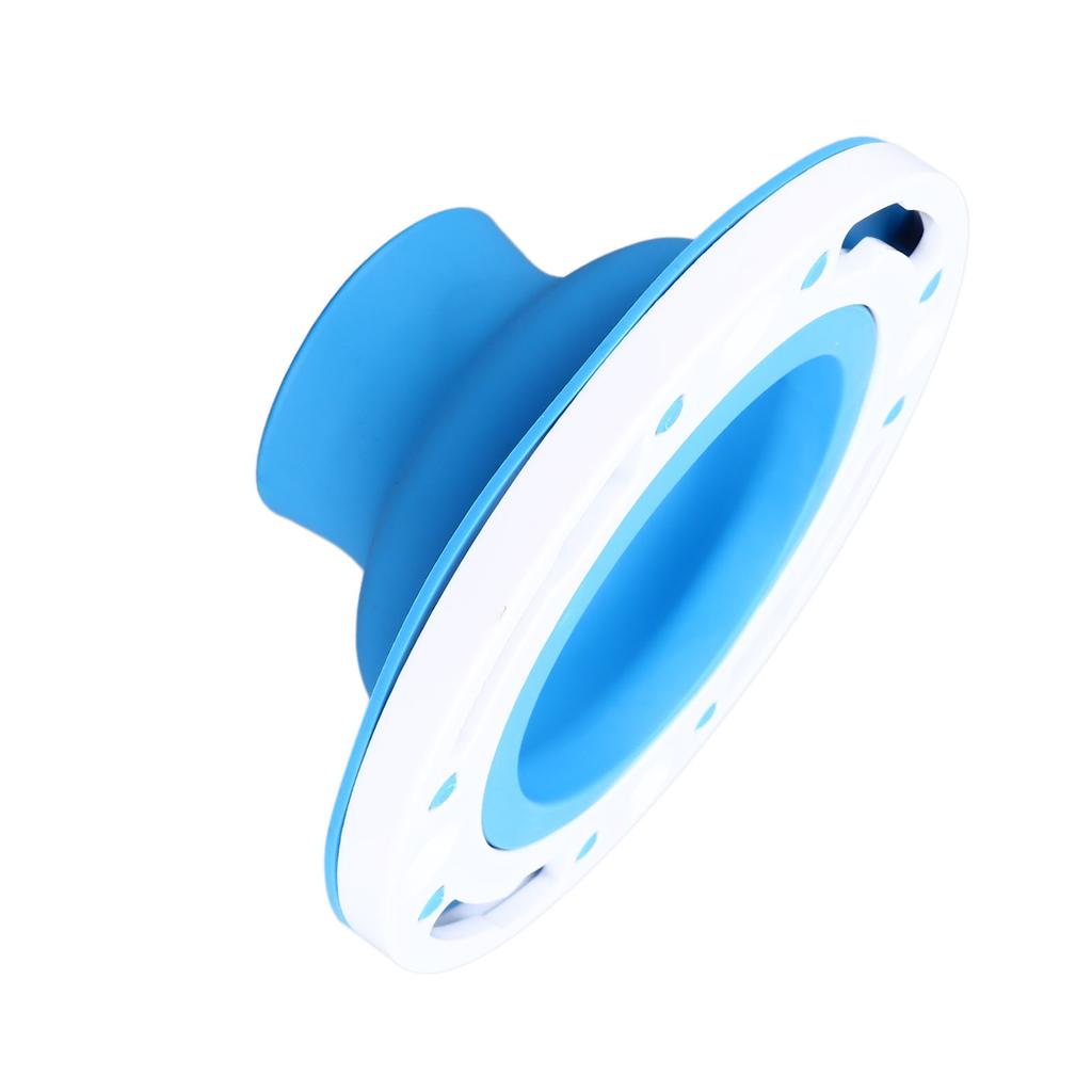 Toilet Flange Repair Kit Blue Durable Silicone ABS Easy Installation Toilet Flange Replacement Kit