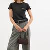 Coach Женская сумка Plaza 18 из искусственной кожи и телячьей кожи, маленькая, цвет кленово-коричневый, с латунной фурнитурой.