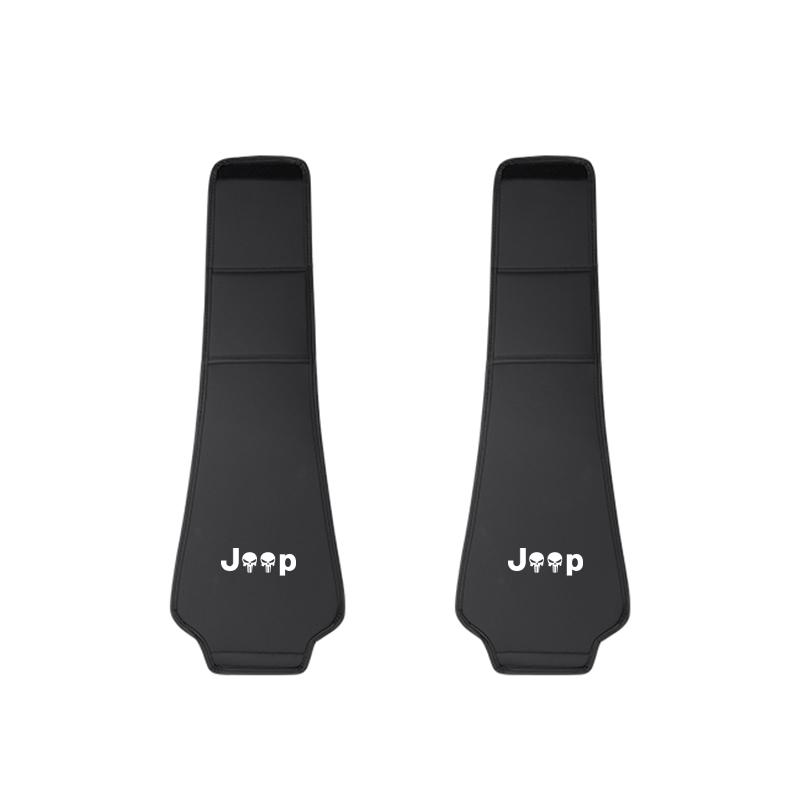 1Pcs Car Seat Headrest Cover Anti-Dirty Protective Cover For Jeep Grand Cherokee Wrangler JK Gladiator Compass Renegade Wagoneer AKW1