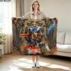 Guilty Gear Print Flannel Blanket High Quality Warm Comfortable Cover for All Seasons Perfect for Gifts Home Decor