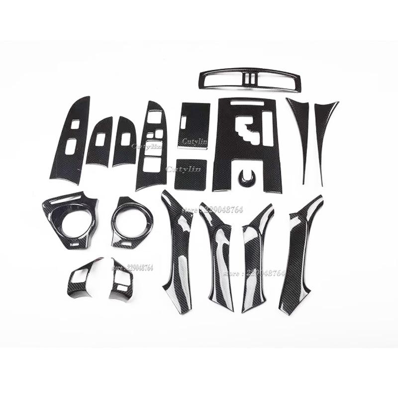 Right Hand Drive ABS Carbon Fiber Car Trim Styling For Lexus IS250 IS300 2006-2011 Interior Cover Stickers Moldings Accessories
