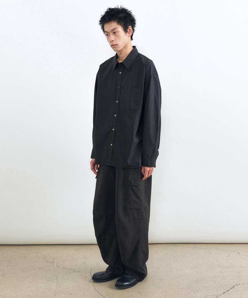 INSILENCE Bdu Cargo Pants Black Plaid