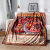 Yu‑Gi‑Oh Anime Card Print Flannel Blanket Cozy Warm Throw Bedroom Sofa Birthday Present Indoor Home Holiday Lounge Art Decor