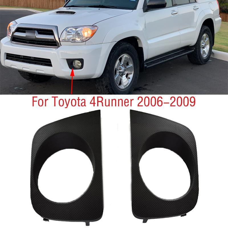 Car Front Bumper Fog Light Lamp Frame Cover Foglights Foglamp Trim Cap Hood For Toyota 4 Runner 4Runner 2006 2007 2008