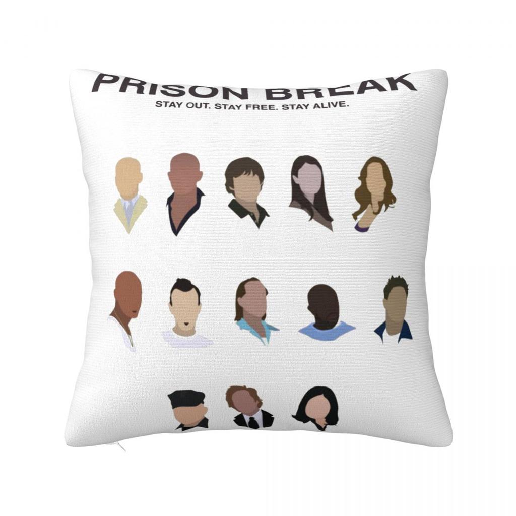 Prison Break Tv Series Michael Scofield Throw Pillow Cover Polyester Throw Pillow Fashion Cushion Covers