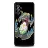 Чехол для телефона Samsung Galaxy A55 A53 A52 A52S A51 A41 A35 A32 A25 A23 A15 A13 A71 A72 5G Мягкий ТПУ Корпус Реалистичный Принт Лягушки Сумка