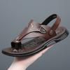 Летние мужские повседневные сандалии, пляжные римские сандалии, дышащие мягкие легкие тапочки, сандалии для треккинга