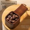 Solid Wood Coffee Spoon Measuring Bean Spoon Coffee Powder Wooden Measuring Spoon Japanese Walnut Long Handle Short Handle Coffee Spoon 10g