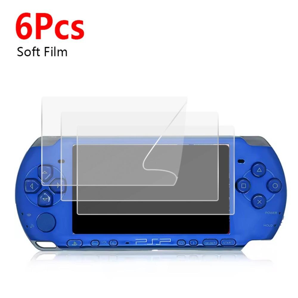 3/6PCS PET Clear Screen Protector for Sony PSP 1000/2000/3000 HD Transparent Anti-Scratch Auto-Exhaust Camera-Fit Guard Film