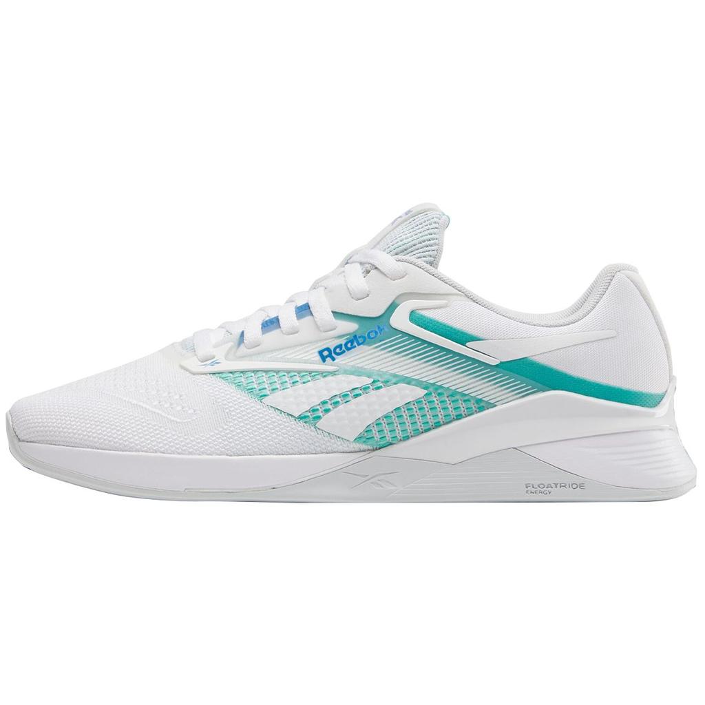 Reebok Nano X4 White Unleashed Green Women Sneakers Footwear-White Kinetic-Blue 100204736