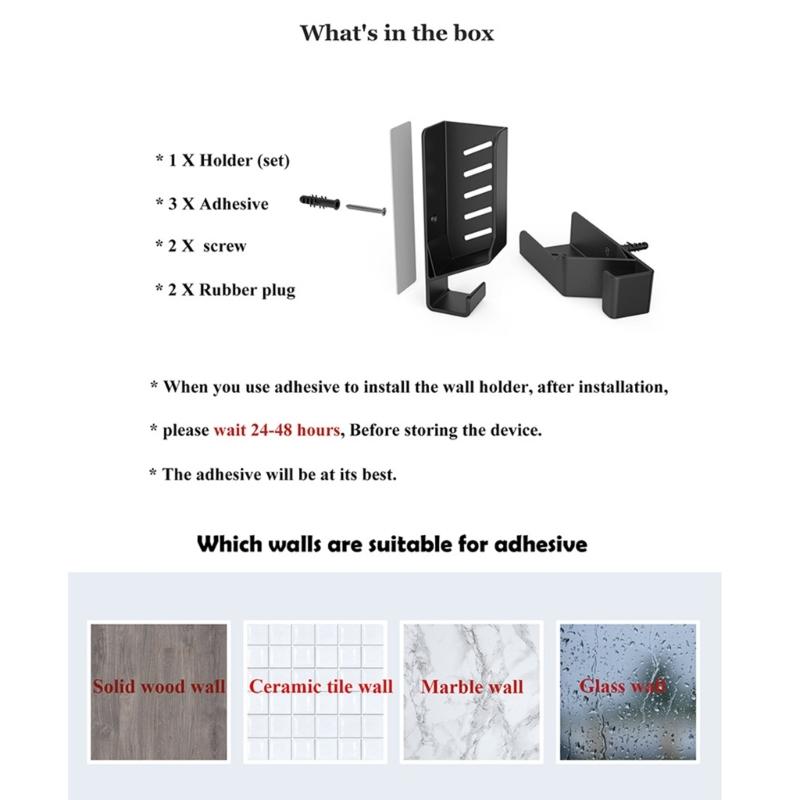 Регулируемая настенная подставка для роутеров для ТВ-боксов, ноутбуков и многого другого. Вмещает устройства толщиной до 4 см.