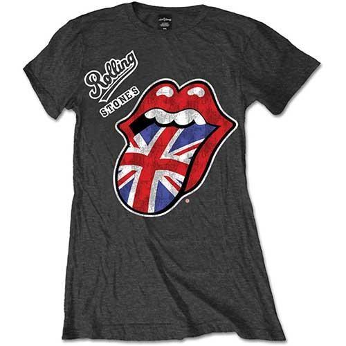 The Rolling Stones Женская/женская футболка с логотипом Union Jack