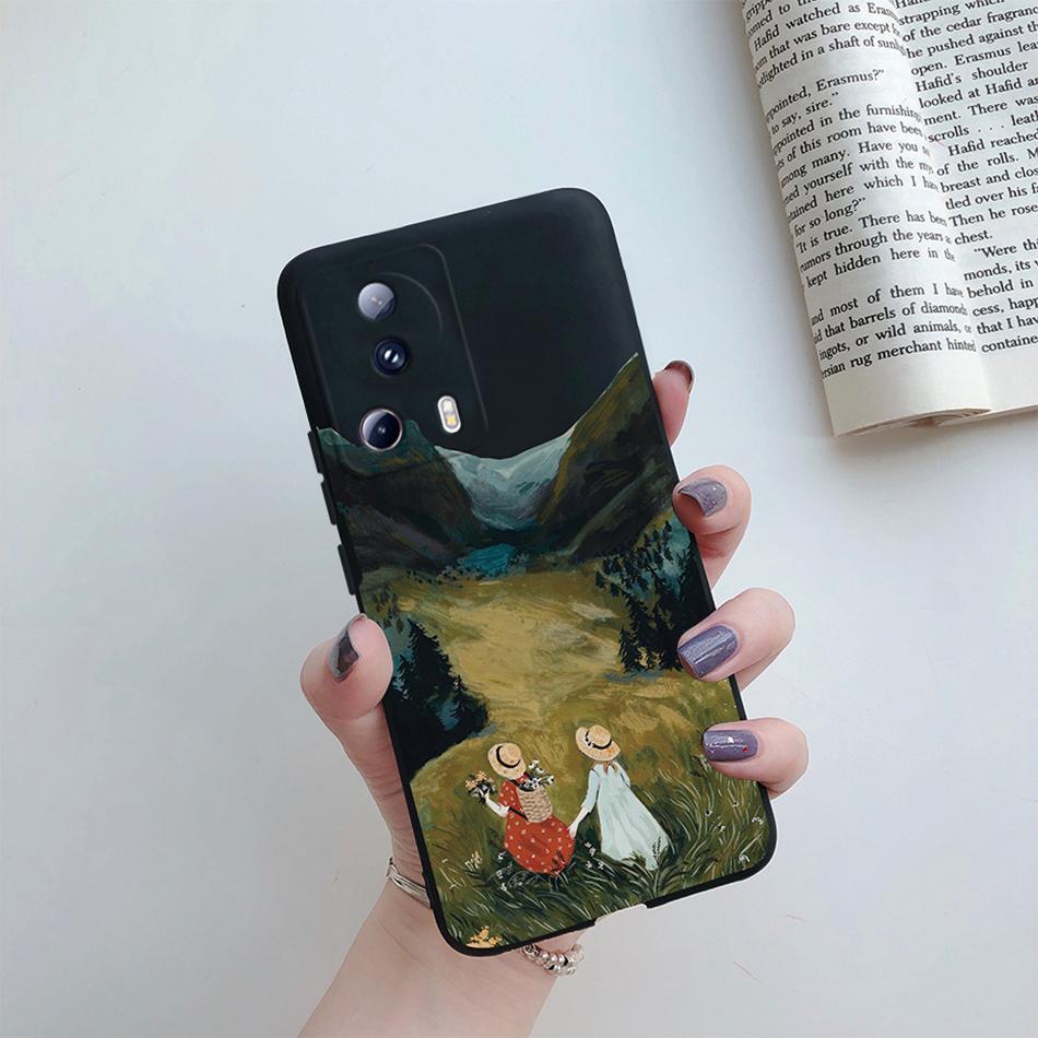 Чехол для Xiaomi 13 Lite 5G 2023 Роскошный силиконовый чехол для телефона с рисунком Черного Дракона для Xiaomi Mi 13 Lite 6.55'' Coque Capas 13Lite