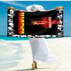 1 шт. Пляжное полотенце Rammstein Heavy Metal, быстросохнущее впитывающее пляжное полотенце, для активного отдыха, плавания, пляжа, мягкое и удобное Y73067