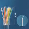 100pcs Disposable Disposable Straws Plastic Juice Straw New Plastic Drinking Straw  Wedding Party