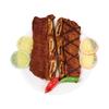 Имитация еды Искусственный стейк Поддельный стейк Детская игрушка для вечеринки Декорации