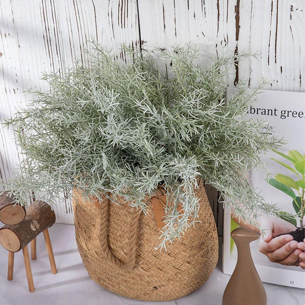 Realistic Eucalyptus Breath DIY Green Shrubs Artificial Rosemary Plants Rustic Farmhouse