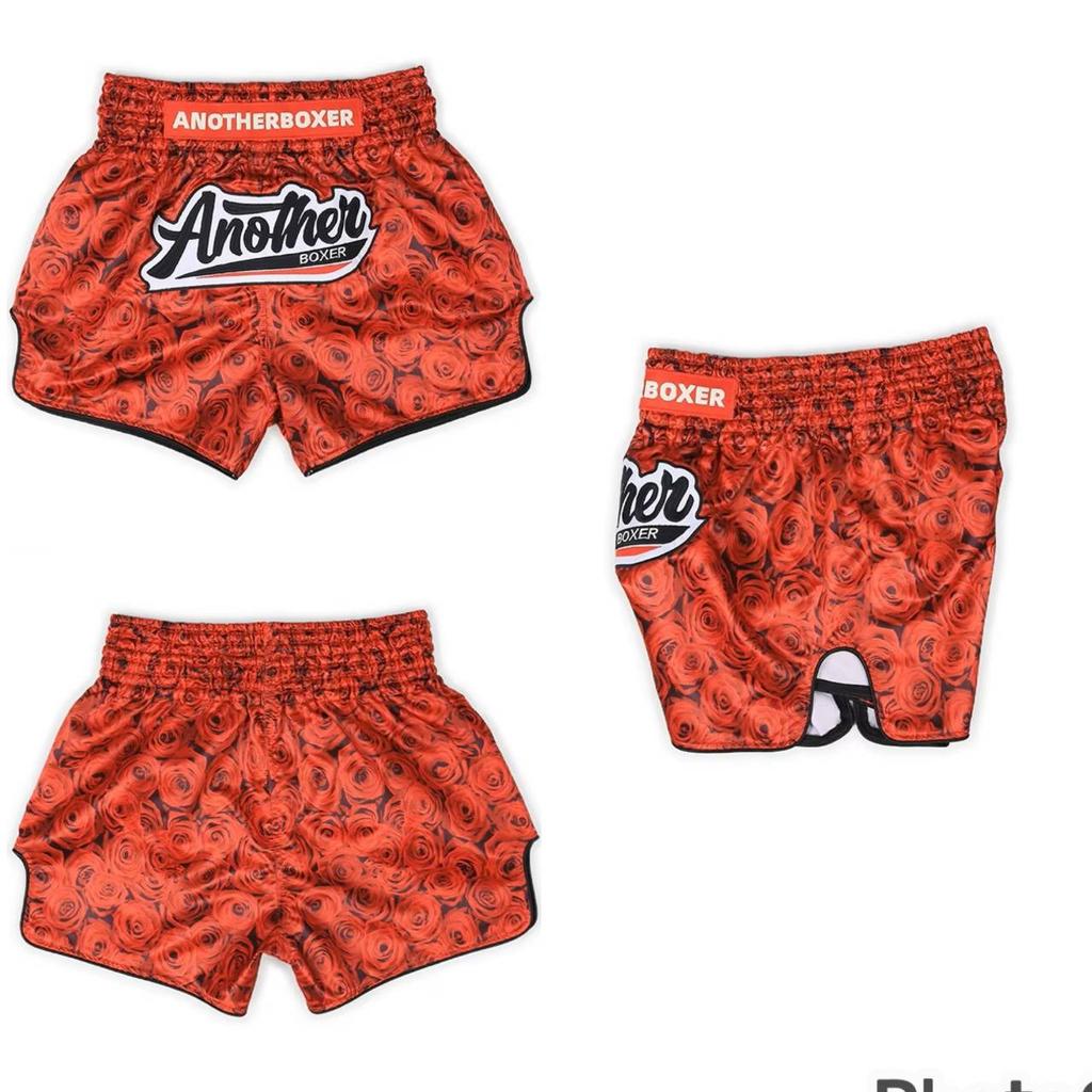 Skull Rose Flower Muay Thai MMA UFC Martial Arts Shorts Pants Kickboxing Boxing Fight Unisex Men Women Kid Quick Dry Print Elastic Polyester Training