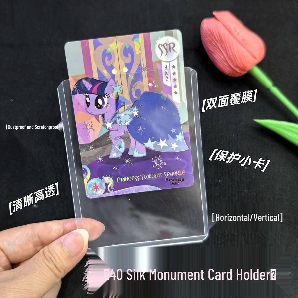 Genshin Impact Hero Showdown 3" Thick Large Card Sleeve 65x90mm - My Little Pony Design