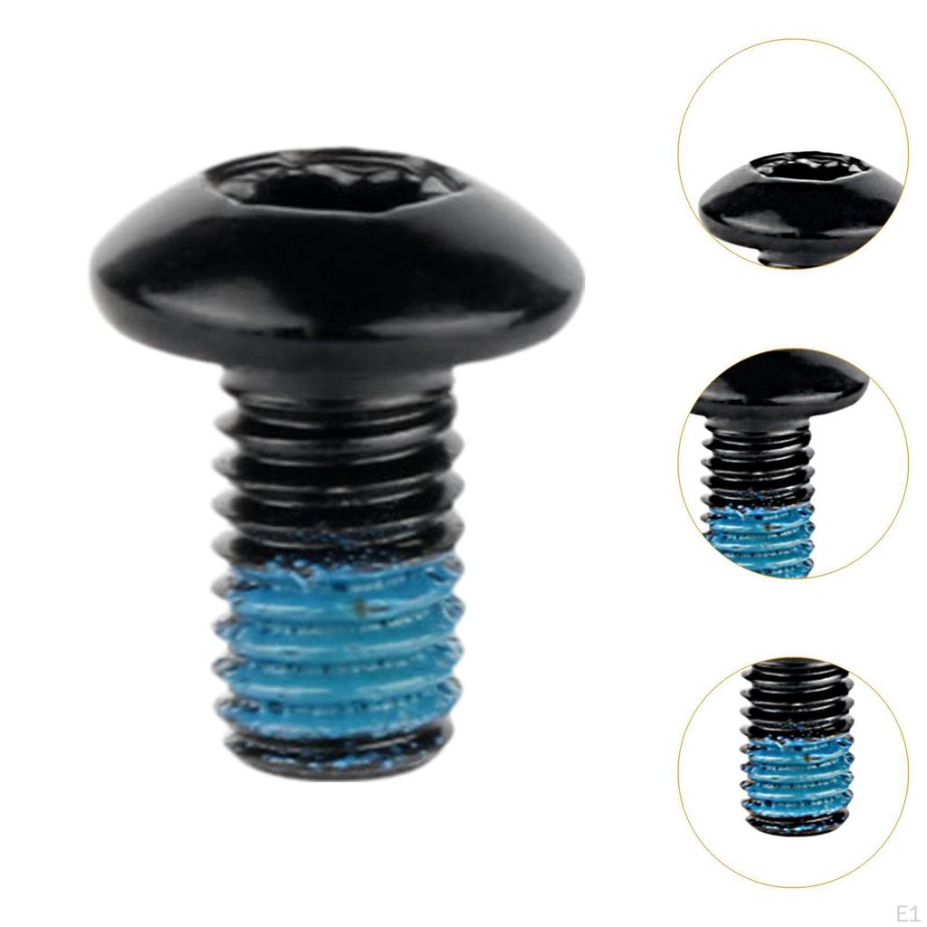 12 Pack Bicycle Disc Brake Rotor Fasteners T25 Screws for Cycling