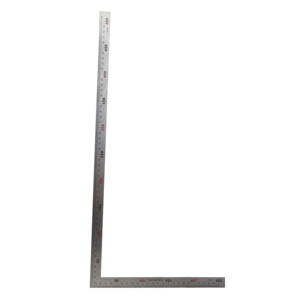 Metal Measuring Tool Double Sided 90 Degree Ruler 90 Angle Ruler L Shape Ruler Straight Ruler