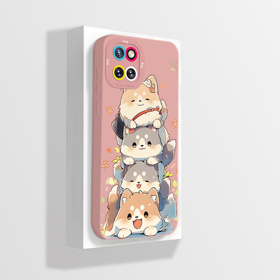 For Samsung Galaxy Note 10 Lite Phone Case Aesthetic Full Protection Liquid Silicone Funda For Samsung Note 10 Lite Back Cover
