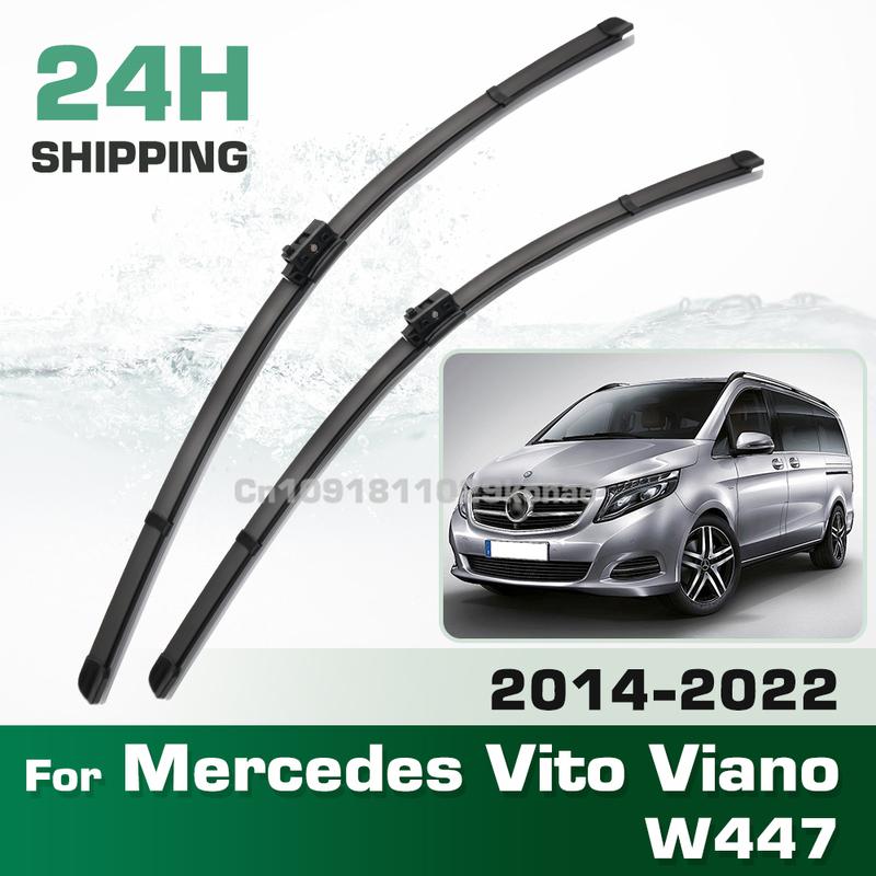 Для Mercedes Benz Vito Viano W447 2014-2022 2015 2016 2017 2018 LHD&RHD Передние щетки стеклоочистителя Лобовое стекло Окно 28"+18"""