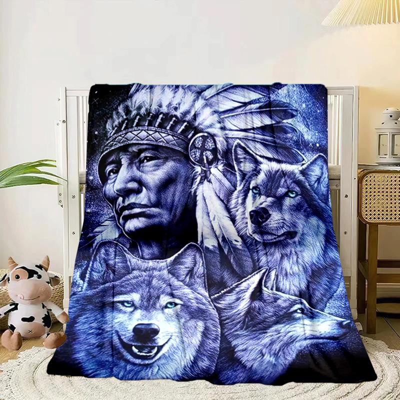 Wolf Pack Majesty Blanket Flannel Blanket Throw Blanket Sofa Cover Blanket Soft Premium Blanket Picnic Blanket Tv Blanket Gifts