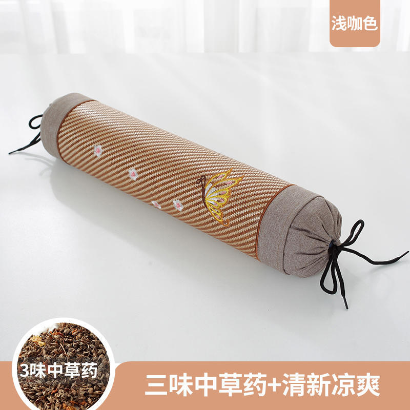 Подушка Argy Wormwood для поддержки шеи, улучшения сна, одноместная цилиндрическая подушка с наволочкой для сна