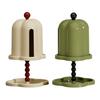 Retro Tissue Box Vintage Tissue Roll Holder Napkin Organizer Stand with Trinket Dish for Home Bedroom Living Room Dining Room Table
