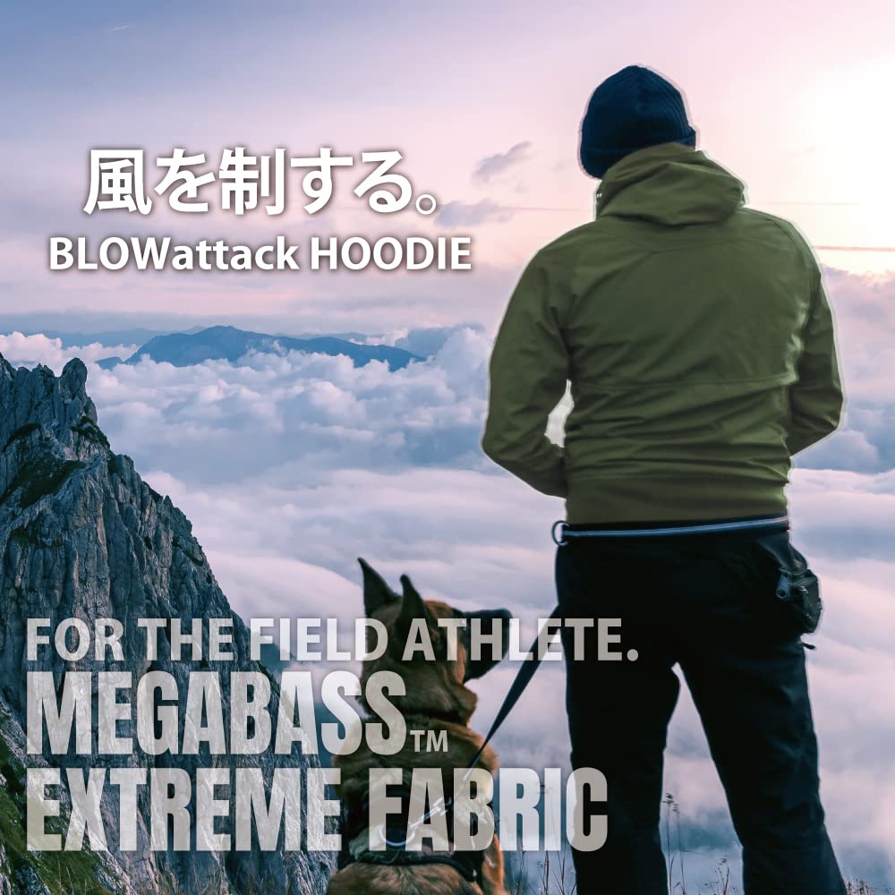 Megabass BLOWattack HOODIE SHARK GLAY