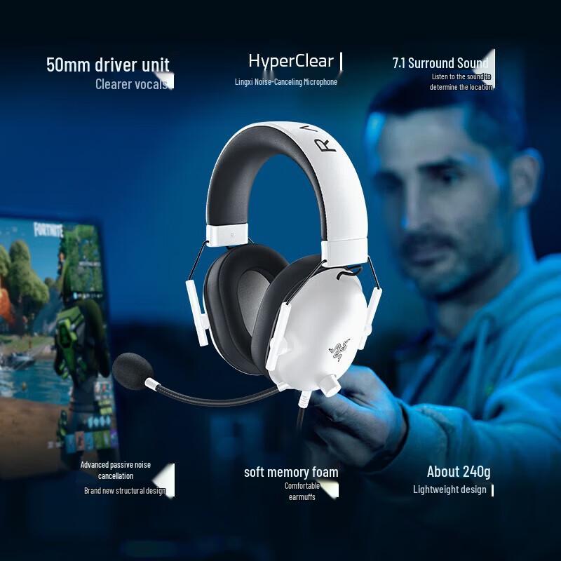 Razer BlackShark V2 Wired Gaming Headset