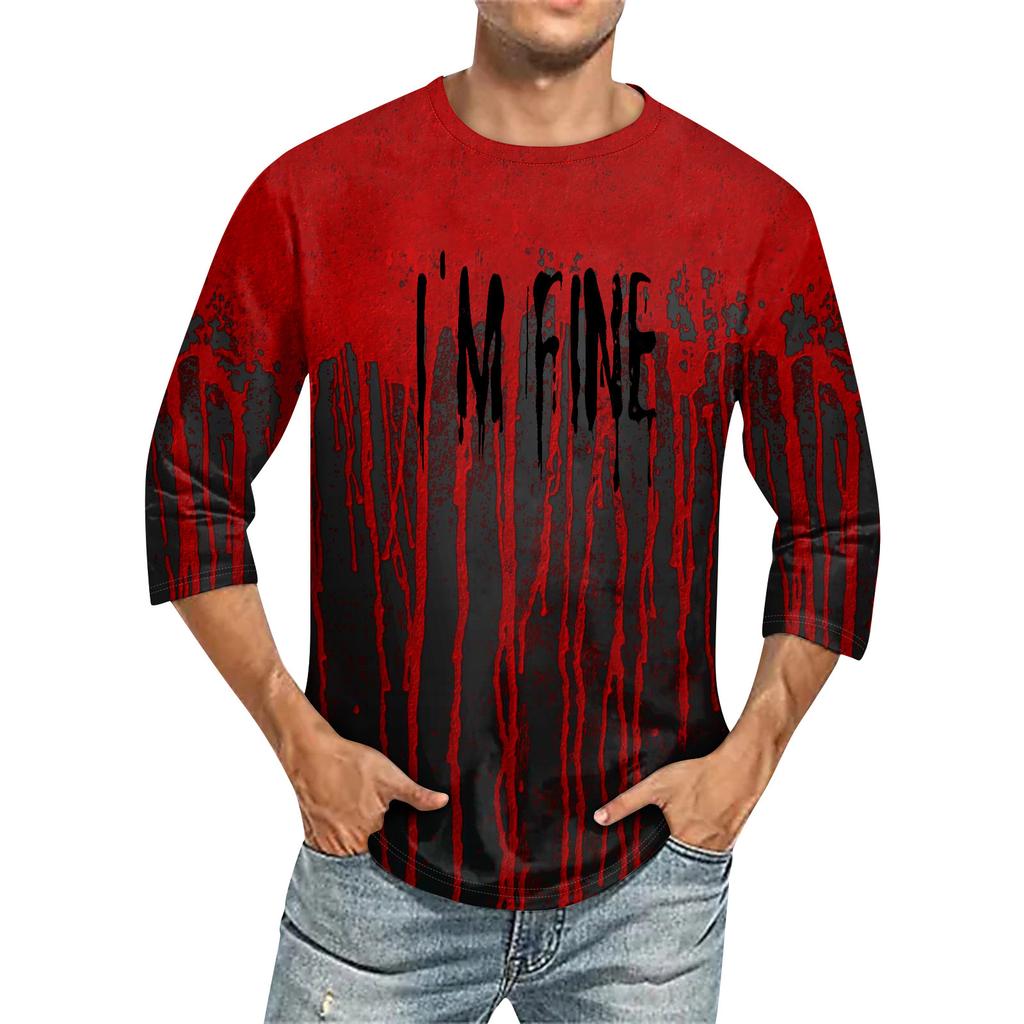 Men's T-shirt T-shirts Graphic Text Pool3D Printing Street Casual Short Sleeve Printed Clothing Basic