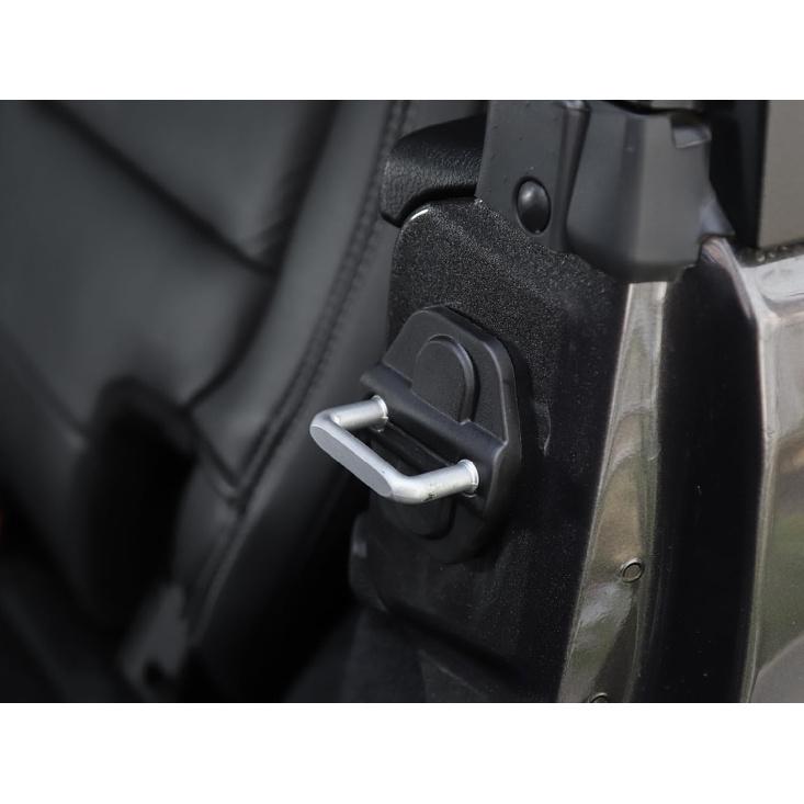 6-Pack Door Lock Cover Buckle Decor Trim for Jeep Wrangler JL JLU 4XE Unlimited Sahara Sports Rubicon Gladiator JT 2018 2019 2020 2021 2022 2023 2024