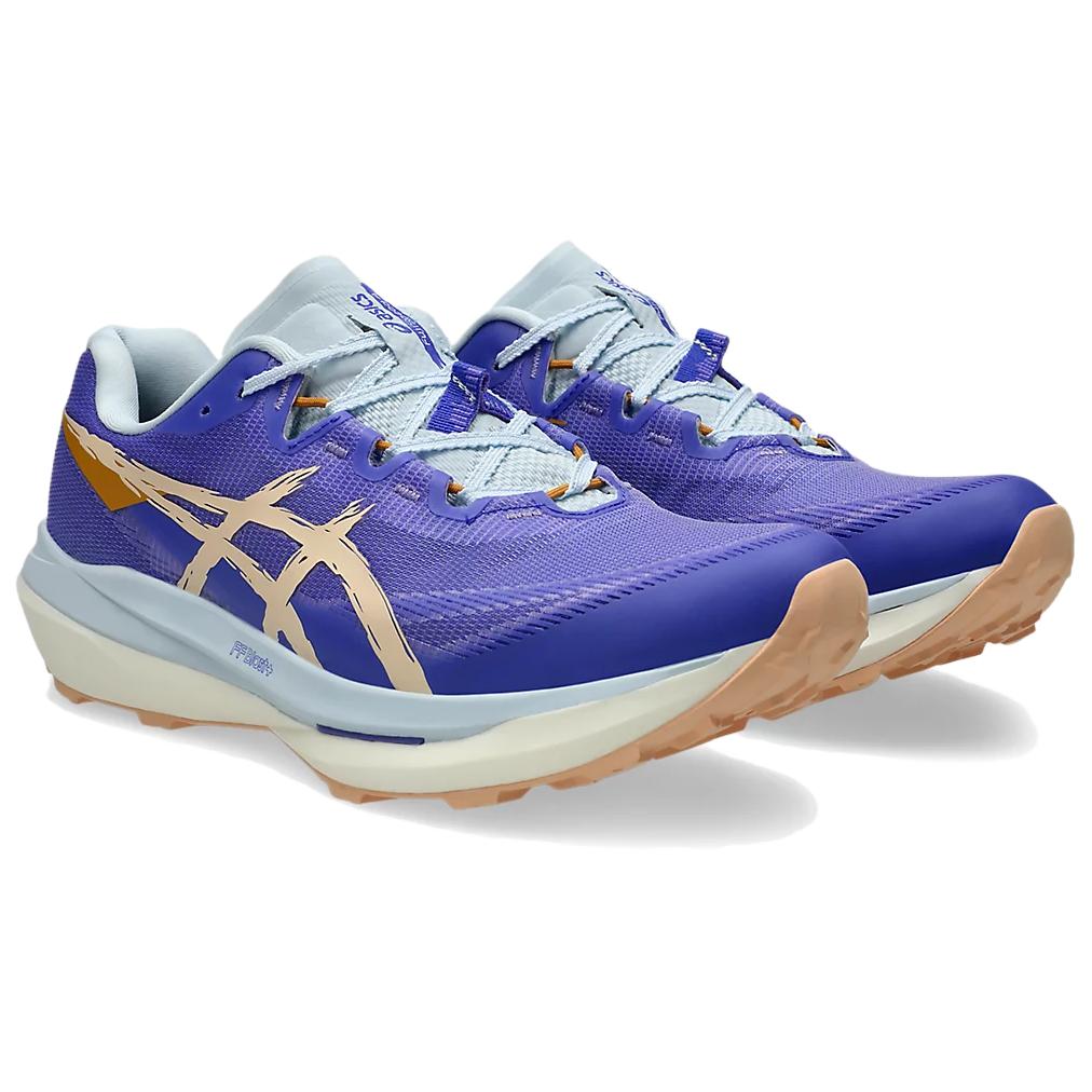 Asics Fujispeed 4 Удобные Спортивные Кроссовки для Трейлраннинга Унисекс Синие 1013A179-400