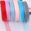15mm Organza Ribbon for Crochet Hats - Colorful Chiffon Ribbon for Handmade Crafts