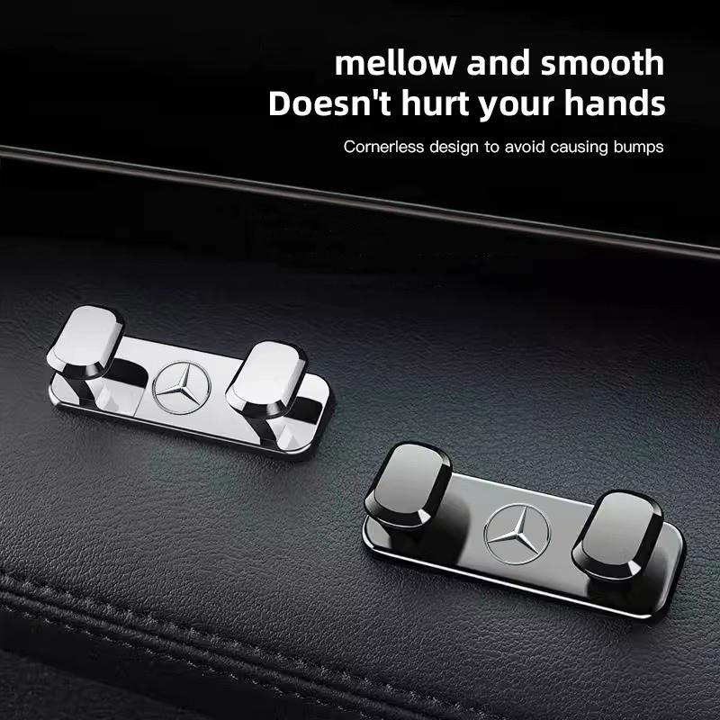 Storage Hooks For Mercedes Benz MB AMG W204 W205 W203 W211 W212 W213 W201 W210 Zinc Alloy Car Interior Organize Tool Accessories