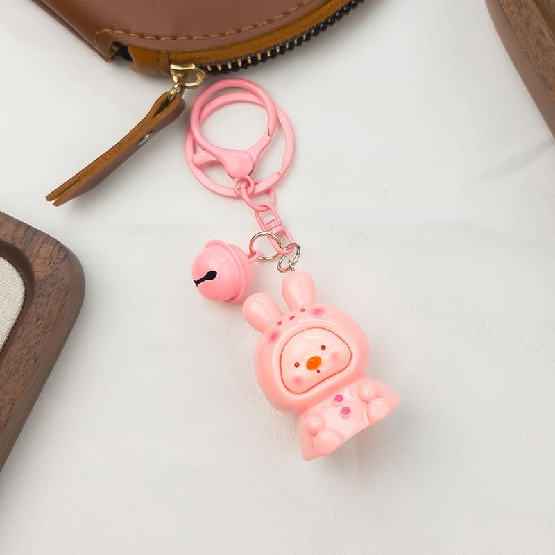 Креативный милый брелок-подвеска в виде свиньи, мультяшные животные, свинья, переодевание, автомобильные брелки, украшения для рюкзака, аксессуары, подарки