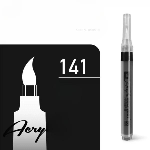 Color soft-head water-based acrylic marker 10ml high coverage waterproof graffiti pen Art students drawing Writing Art Markers
