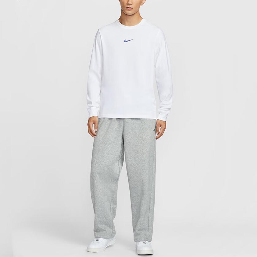 Nike T Shirts Men's White Crew Neck Moderate HV1771-100