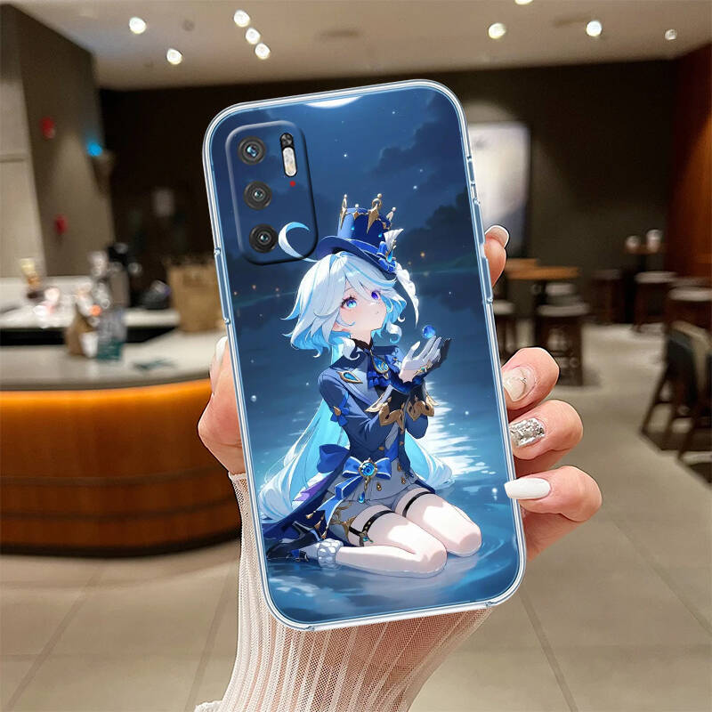 Милый чехол для телефона Genshin Impact для Motorola G14 G15 G24 G30 G31 G32 G34 G41 G42 G51 G52 G50 G60S G60 G62 G72 G71 G73 G84 G85 G200 E32