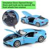 Масштаб 1/24 WELLY Aston Martin Vanquish, модель автомобиля из сплава, литье под давлением, металлические игрушечные автомобили, модель автомобиля, коллекция высокой имитации, детские подарки