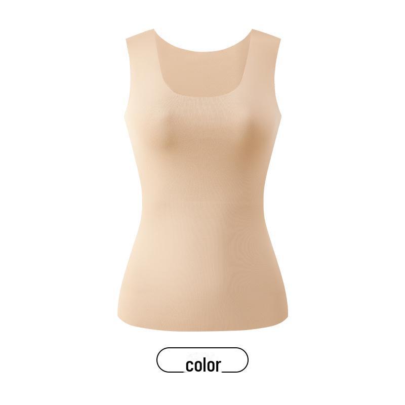 "2423 Women's Double-Sided Velvet Warm Vest for Autumn and Winter - Seamless Heating Patch for Outerwear and Innerwear"