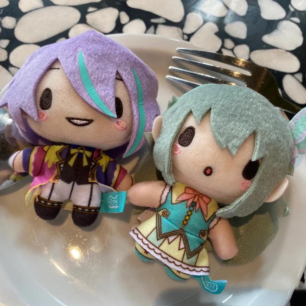 10 см Плюшевый брелок Pjsk Project Sekai Камисиро Руи Мягкая игрушка-подвеска Йоисаки Канаде Милые украшения для рюкзаков Игрушка Подарок