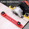 Регулируемая направляющая для основания режущей машины Регулируемая направляющая для основания электрической циркулярной пилы Фрезерный позиционирующий зажим Основание для прецизионной режущей машины