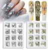 Nail Alloy Butterfly Nail Accessories Nail Decoration